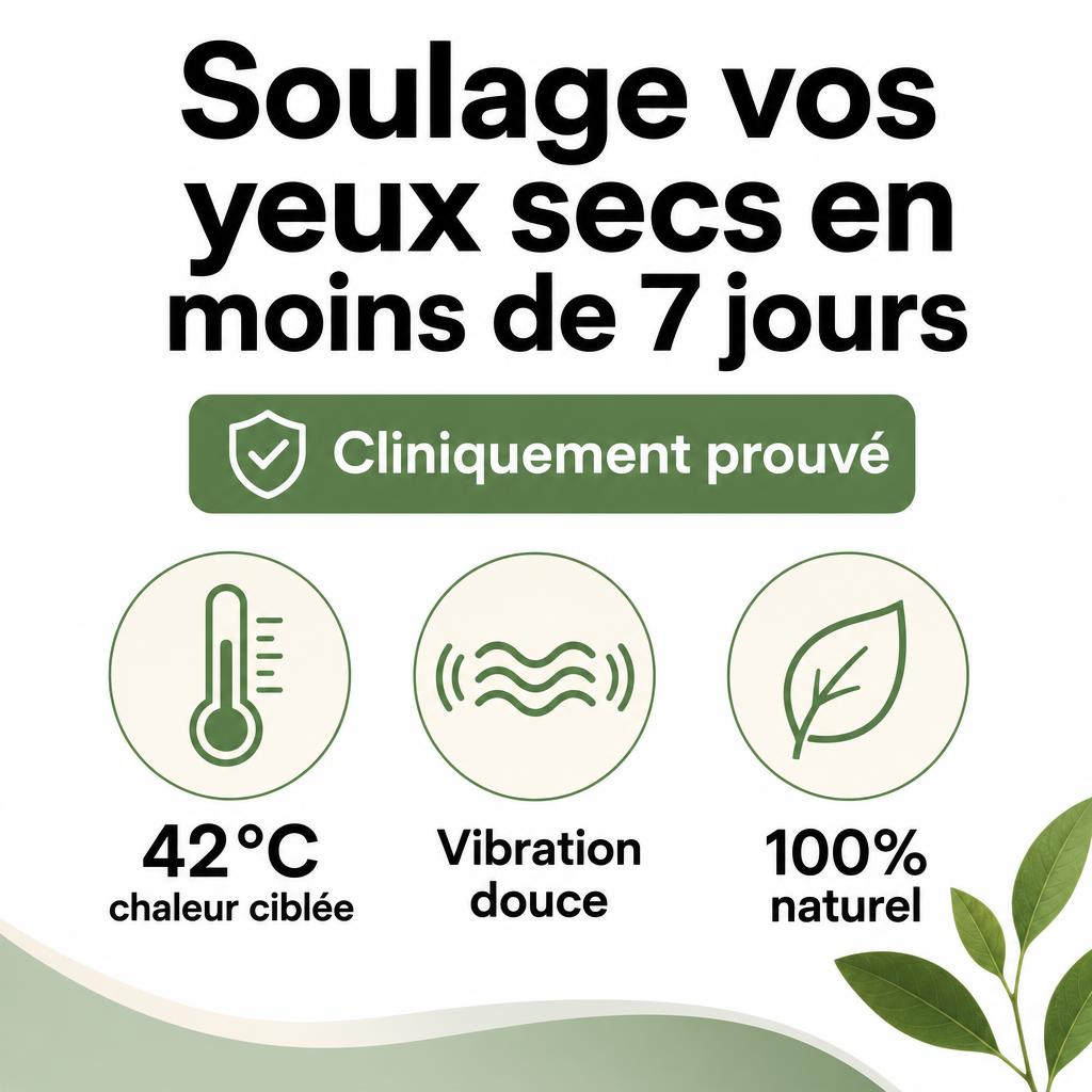 Soulage vos yeux secs en moins de 7 jours